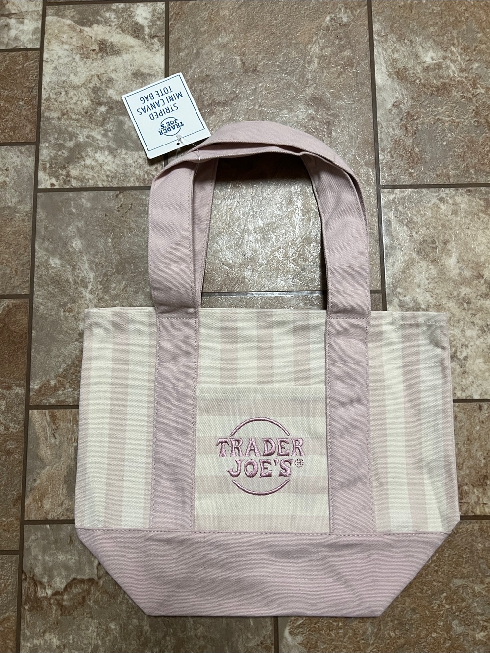 Trader Joe’s Mini Canvas Tote - NWT